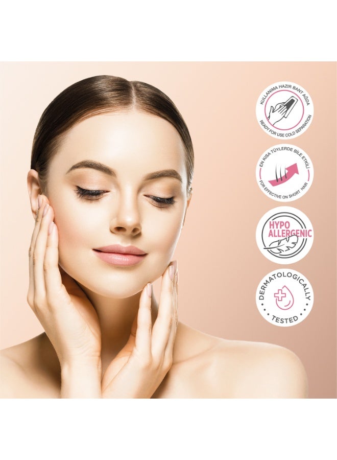 Agiss Face Wax Strips for Normal Skin with Moringa Oil | Ready-to-Use Cold Wax | Long-Lasting Hair Removal up to 4 Weeks | Hypoallergenic & Dermatologically Tested - Image 3