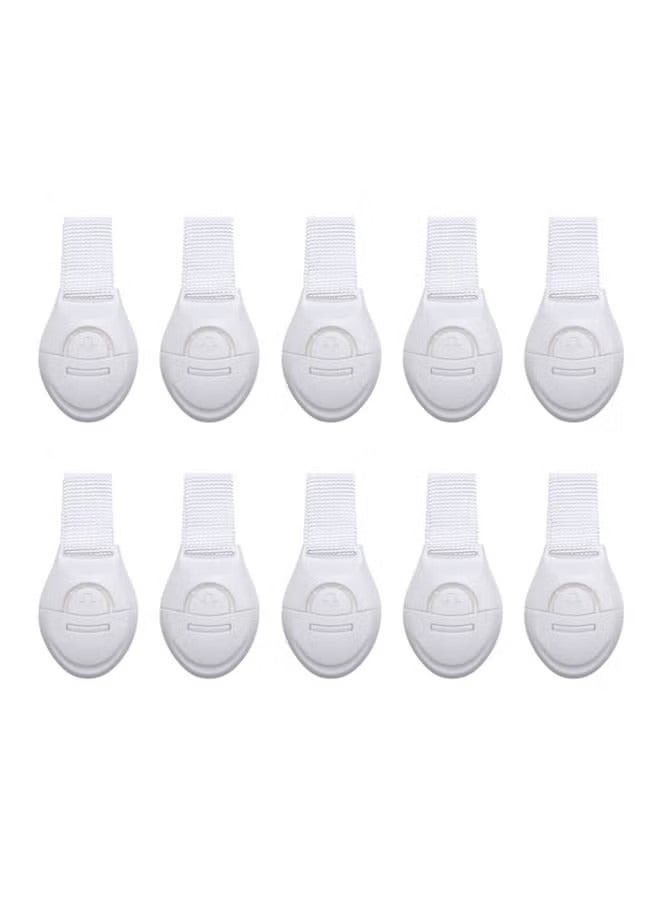 ORiTi أقفال أمان لأبواب الأدراج والخزانات والحمامات مكونة من 10 قطع للأطفال - Image 1