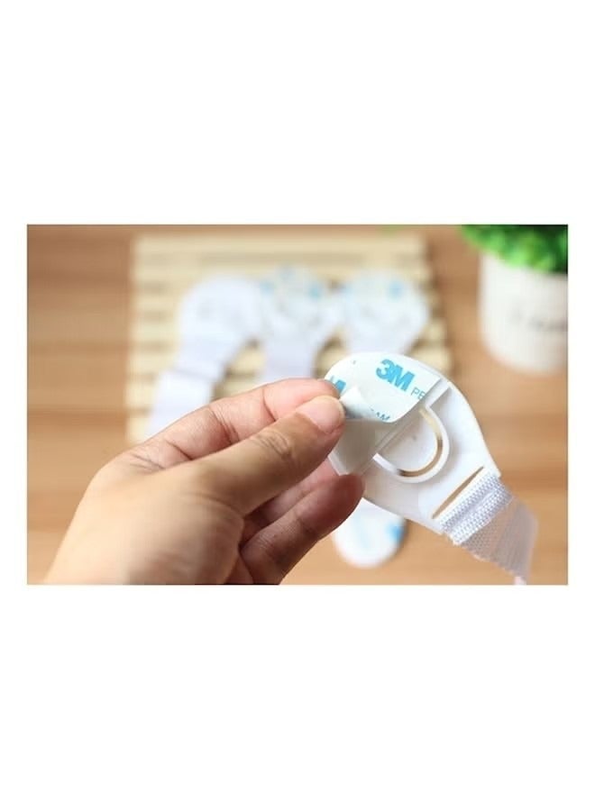 ORiTi أقفال أمان لأبواب الأدراج والخزانات والحمامات مكونة من 10 قطع للأطفال - Image 3