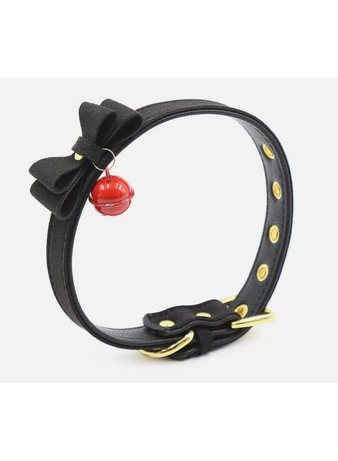 Adjustable Leather Choker Necklace CH-11 - Image 2