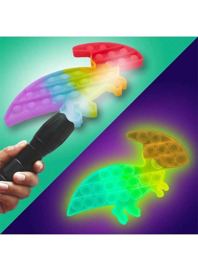Zen Laboratory - Dinosaur Toys Party Favors For Kids Fidget Toy Pop Its Bulk Pack Stocking Stuffers Sensory Toys Autistic Children Autism Adhd Boys Girls Treasure Prize Box Fidgets Popit Classroom Small Stress Gift - Image 1