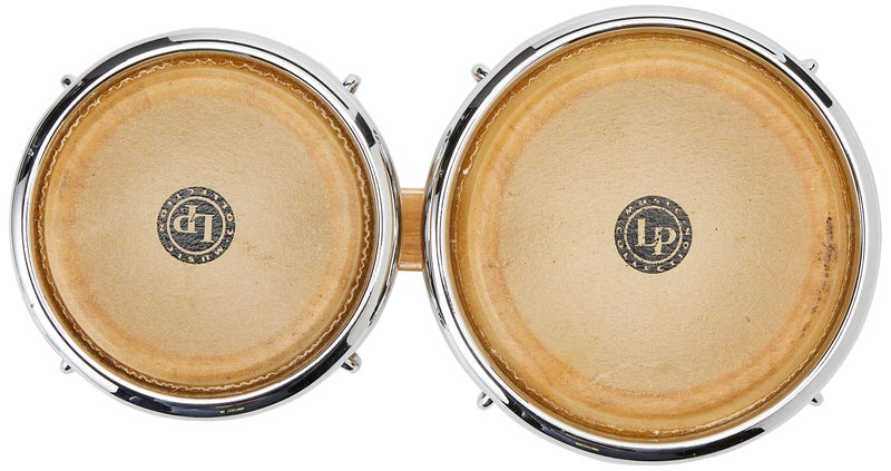 Latin Percussion LPM199-AW LPMC Mini Tunable Natural Wood Bongos - Image 3