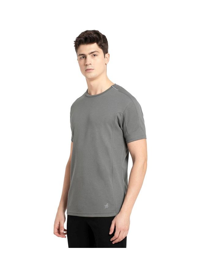 JOCKEY - Jockey MV01 Men Super Combed Cotton Blend Solid Round Neck Half Sleeve T Shirt with Stay Fresh Treatment - Image 1