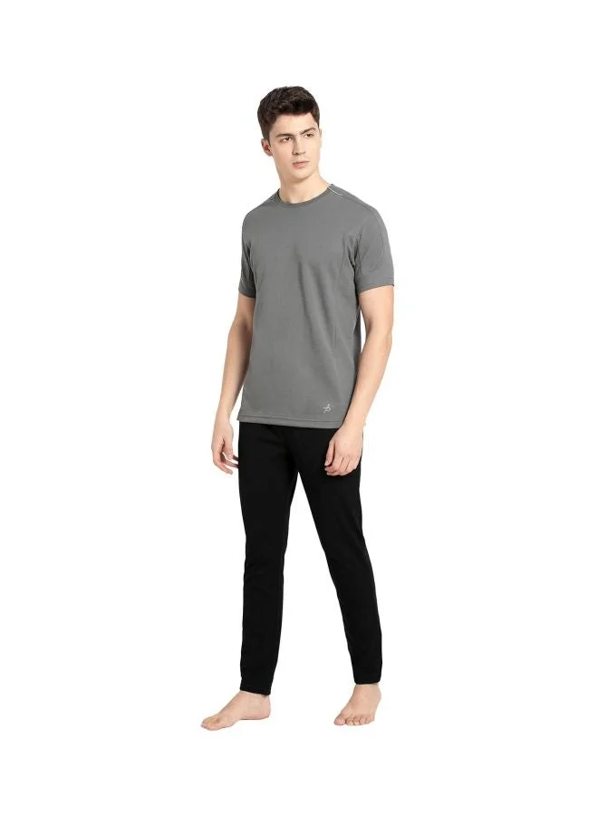 Jockey  MV01 Men Super Combed Cotton Blend Solid Round Neck Half Sleeve T Shirt with Stay Fresh Treatment for Men | Best Price UAE