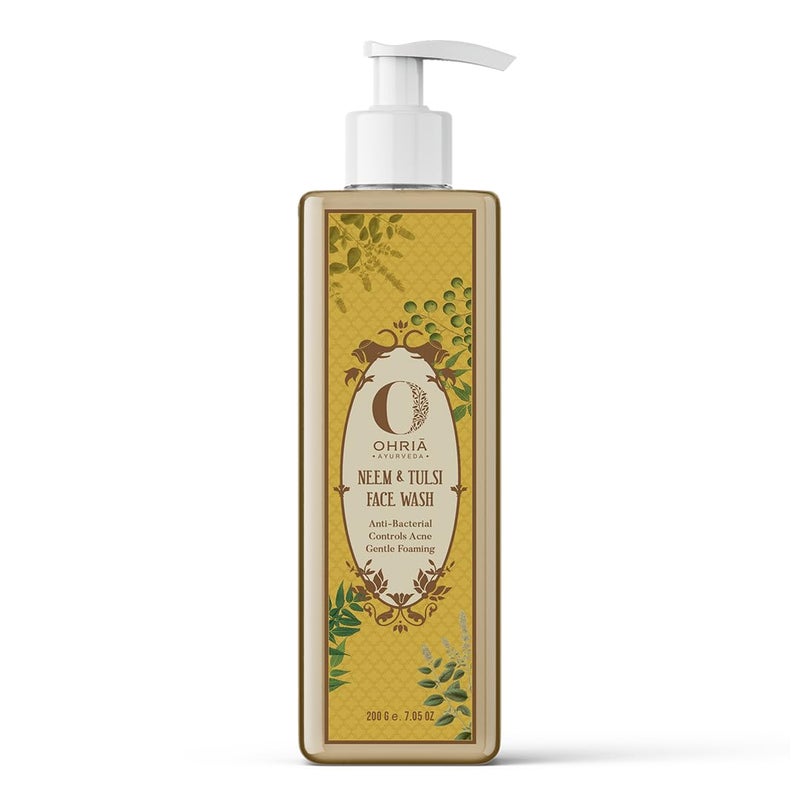Ohria Ayurveda Neem Tulsi Face Wash - Image 1