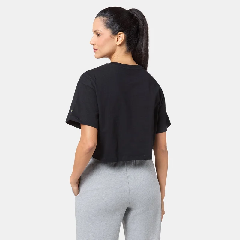 فانز بلوزة قصيرة نسائية بتصميم صعب الحب للتزلج