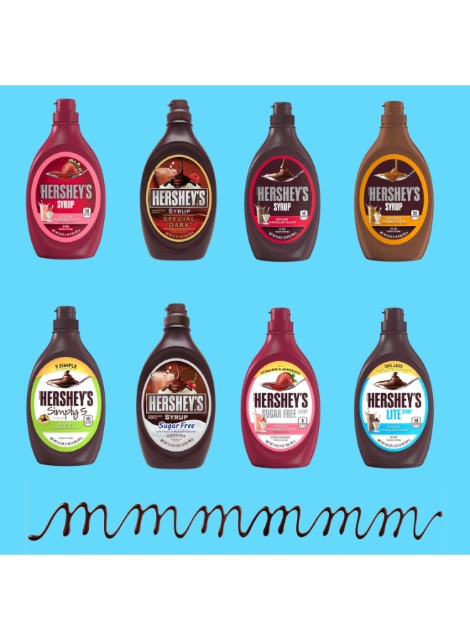 هيرشيز شراب بنكهة الشوكولاتة الأصلية من سيمبلي 5، غير معدل وراثيًا، خالٍ من شراب الذرة عالي الفركتوز، يُحفظ في الثلاجة بعد الفتح، 618 غرام - Image 4