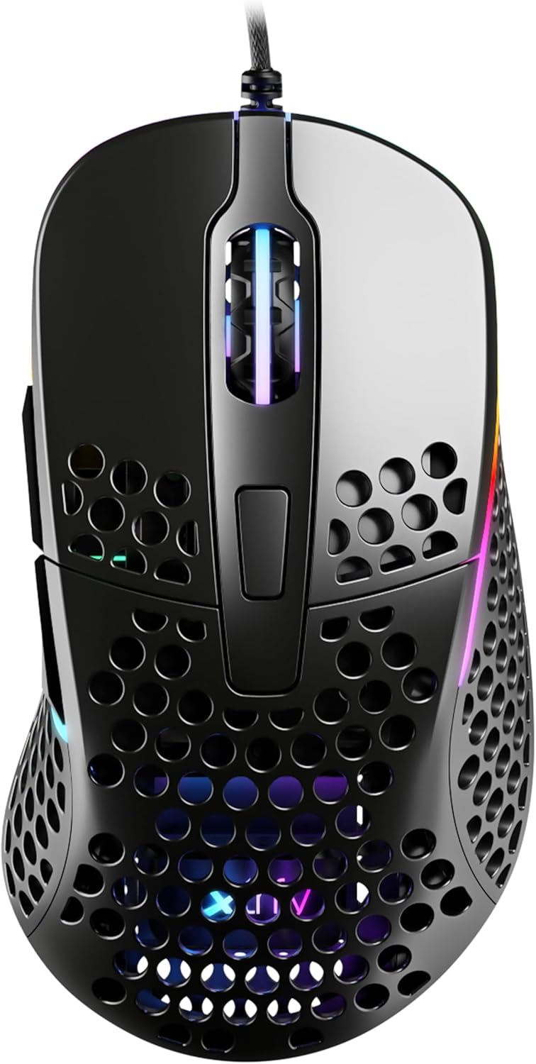 Xtrfy فأرة ألعاب Xtrfy M4 RGB - أسود - Image 1