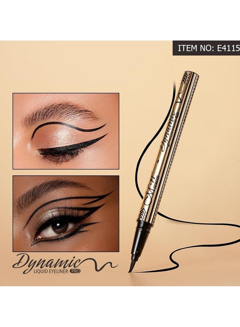 Mn Long Lasting Dynamic Liquid Eyeliner - 1 Pro Black - 1g - E4115 - Image 2