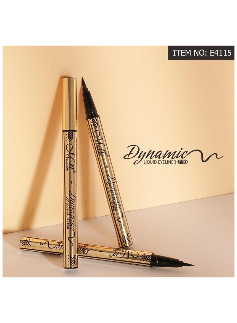 Mn Long Lasting Dynamic Liquid Eyeliner - 1 Pro Black - 1g - E4115 - Image 4