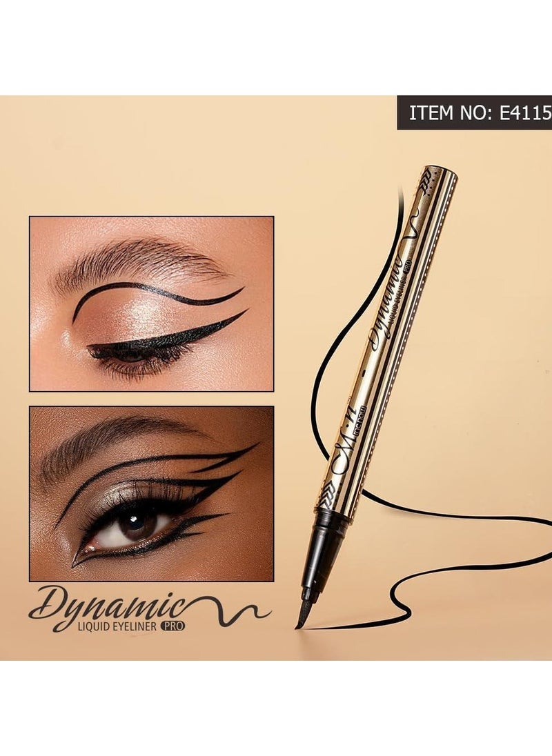 Long Lasting Dynamic Liquid Eyeliner - 1 Pro Black - 1g - E4115