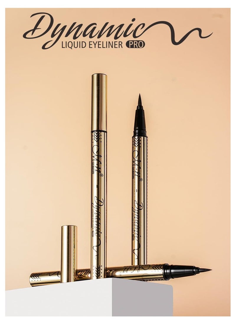 Long Lasting Dynamic Liquid Eyeliner - 1 Pro Black - 1g - E4115