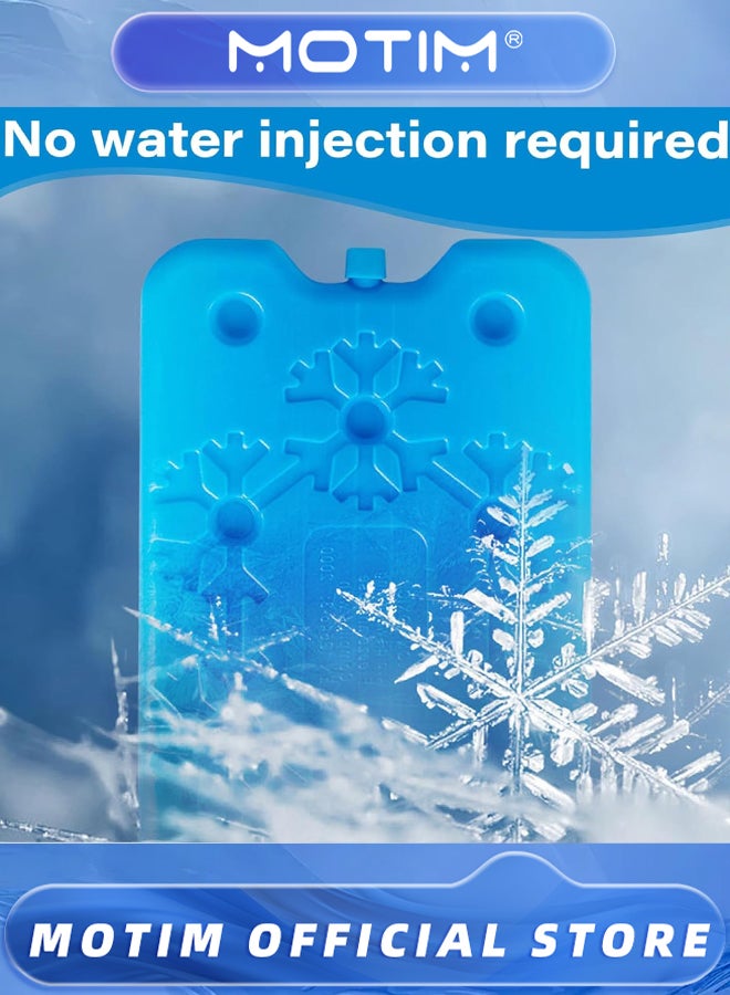 موتيم 8 قطع من أكياس التجميد، أكياس ثلج لعلب الغداء، 200 مل، أكياس تجميد طويلة الأمد وقابلة لإعادة الاستخدام لأكياس حليب الأم - Image 3