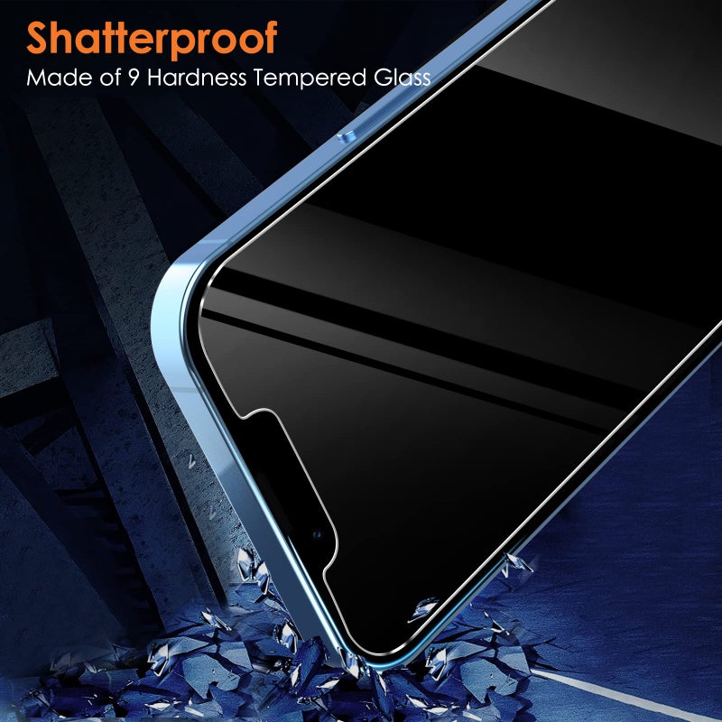 YMHML 3 Pack for iPhone 16e / 14/13 / 13 Pro Privacy Screen Protector, Anti Spy Privacy Screen for iPhone 14/13/13 Pro/16e Accessories, Private Case Friendly Film - Image 4