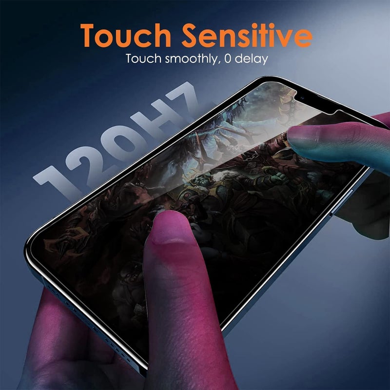 YMHML 3 Pack for iPhone 16e / 14/13 / 13 Pro Privacy Screen Protector, Anti Spy Privacy Screen for iPhone 14/13/13 Pro/16e Accessories, Private Case Friendly Film - Image 5