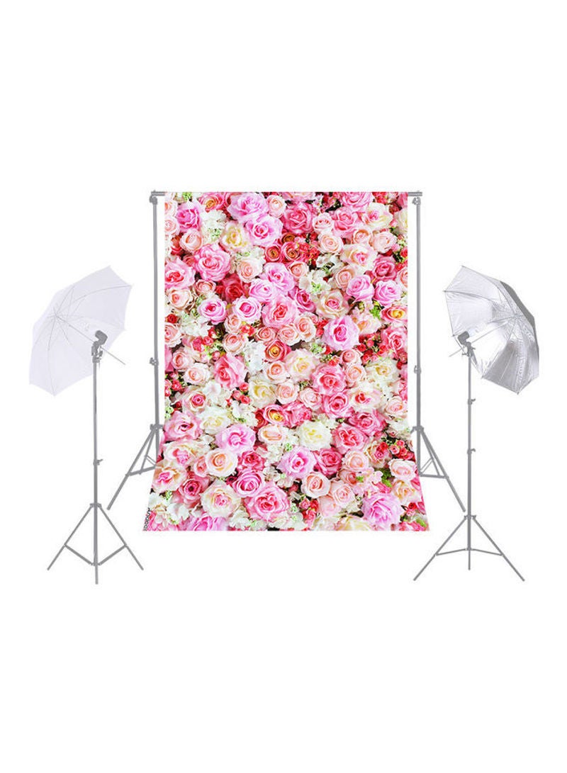 NIBEMINENT Flower Photography Studio Background Multicolour - Image 1