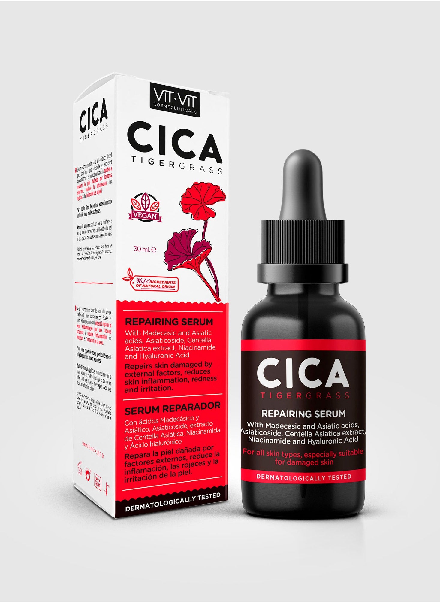 Vit Vit Cosmetics CICA Serum Repairing Action 30ml 