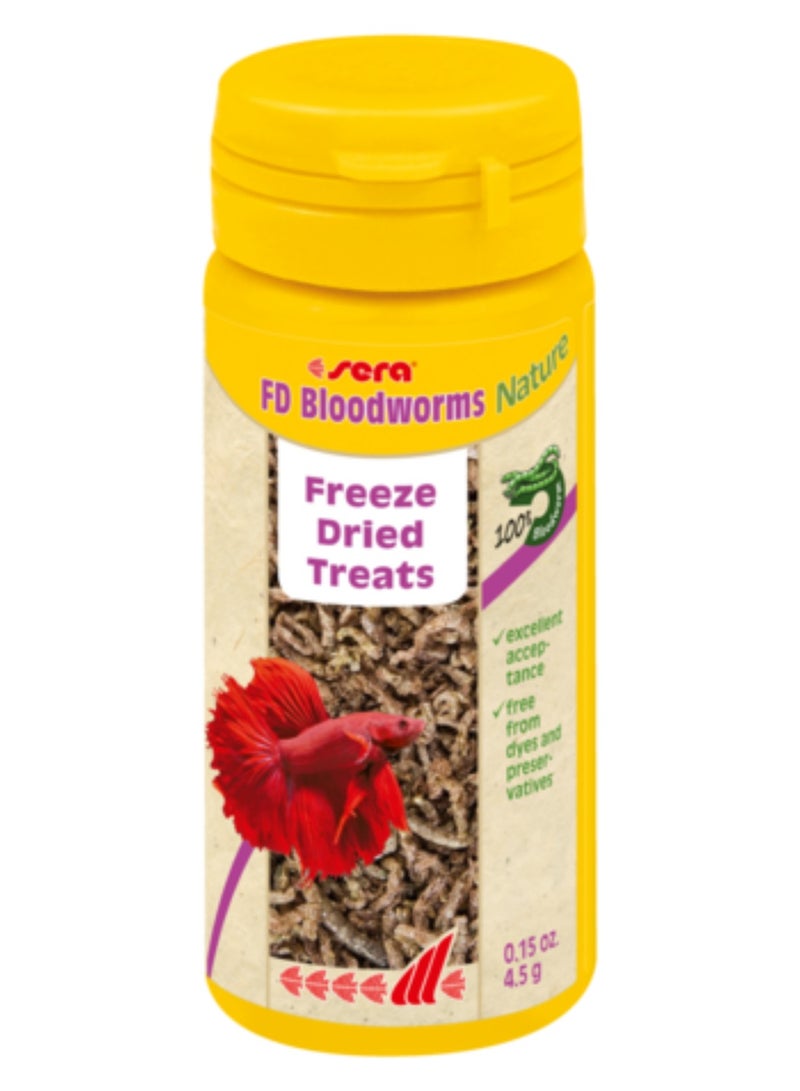 Sera - FD Bloodworms Nature Freeze-Dried Treat - 50ml (4.5g)