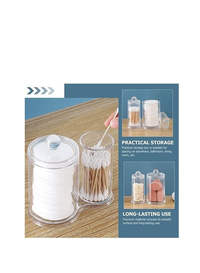 ORiTi Cotton Swabs Storage Dispenser Cotton Stick Ball Container Makeup Cotton Pads Organizer Desktop Cosmetics - Image 5