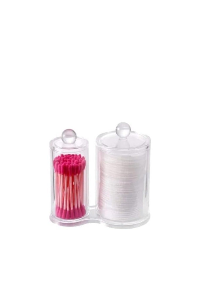 ORiTi Cotton Swabs Storage Dispenser Cotton Stick Ball Container Makeup Cotton Pads Organizer Desktop Cosmetics - Image 3