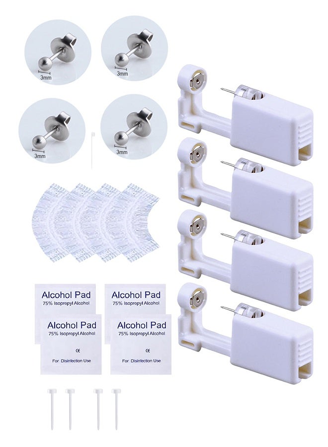 JCB CHIC 24pcs Safety Ear Piercing Gun Kit ,Disposable Disinfect Sterile Earring Piercer Machine Studs   Jewelry Piercing Tool - Image 1