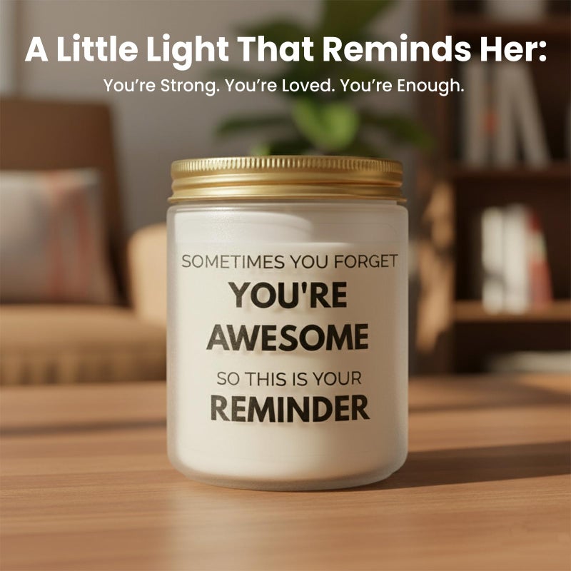 ARLYPET Candles Gifts for Women Inspirational Unique Valentines Mothers Day Christmas Birthday Gifts for Her Sister Best Friend Wife Girlfriend Stocking Stuffers for Women, Lavender Scented Candle - Image 2