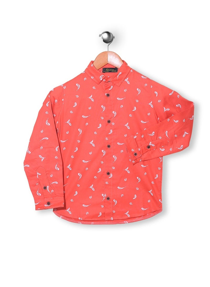KJ Boy Printed Shirt 
