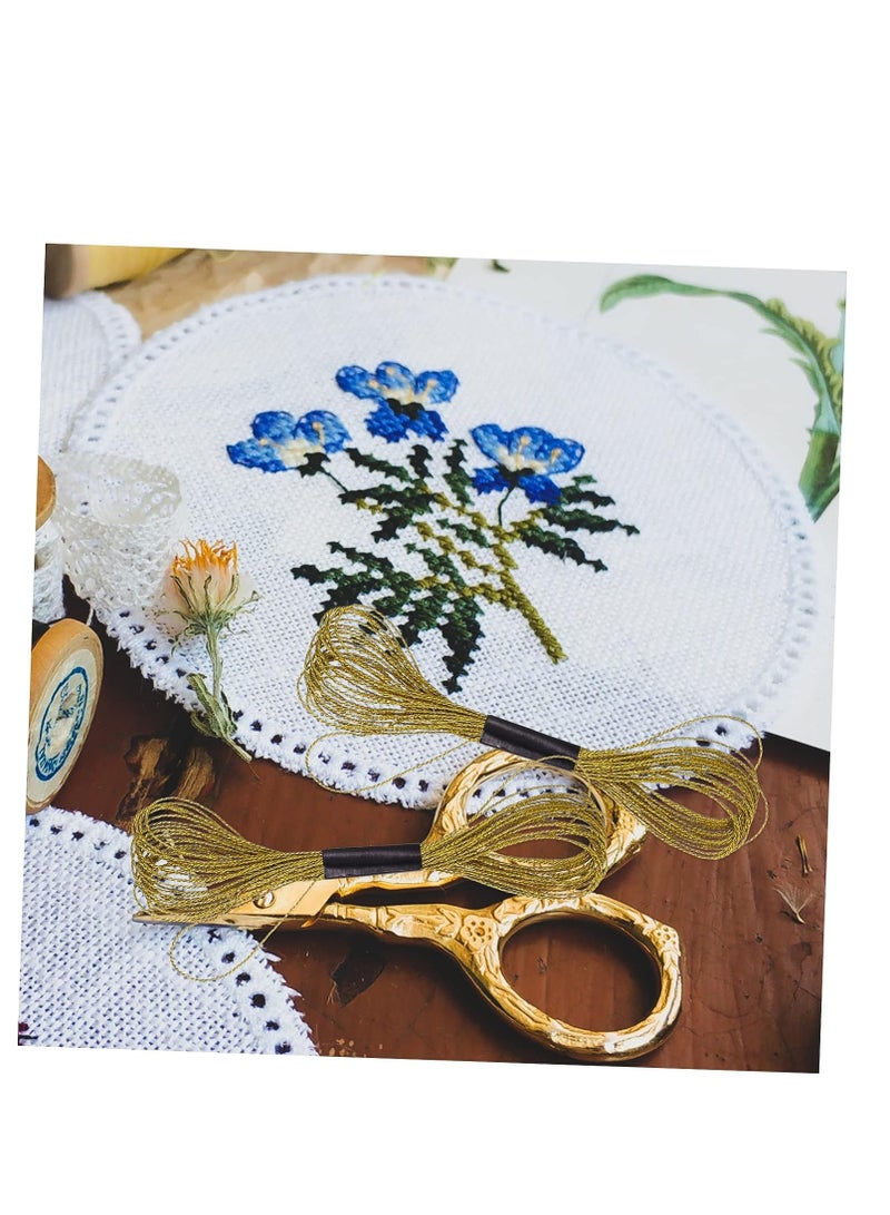 Cross Thread Cross Floss Crochet Cotton Thread Friendship Bracelet String Craft Sets for Embroidery Set Sewing Kits Multi-Function Embroidery Thread Metal 36 Rolls  - Image 2