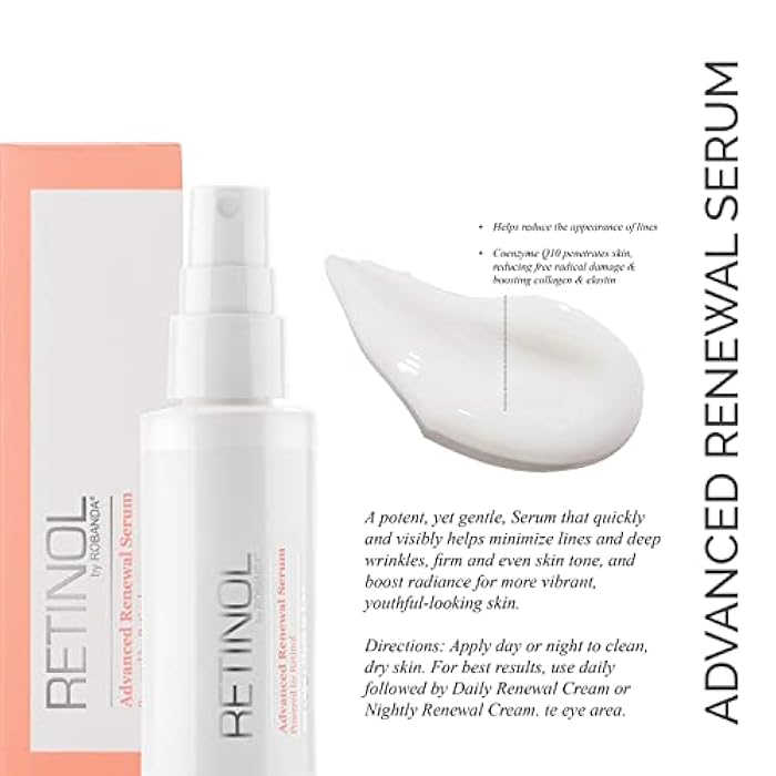 Robanda Retinol by Robanda Advanced Renewal Serum│ Reduces Fine Lines and Tightens Skin With Retinol - Image 2