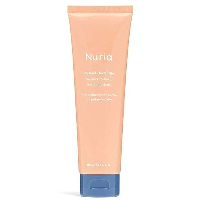 Nuria - Defend Face Exfoliator, Face Exfoliating Scrub Without Microbeads, Skin Care Essential for Women and Men, 120 mL/4.1 fl oz - Image 1