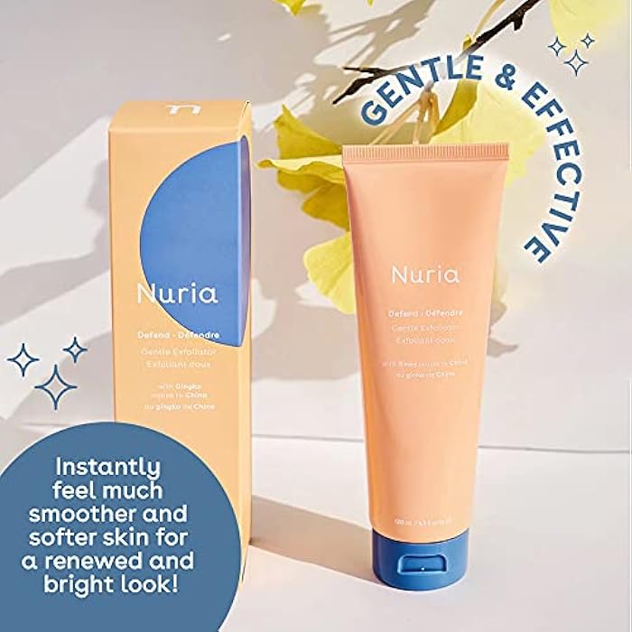 Nuria - Defend Face Exfoliator, Face Exfoliating Scrub Without Microbeads, Skin Care Essential for Women and Men, 120 mL/4.1 fl oz - Image 2