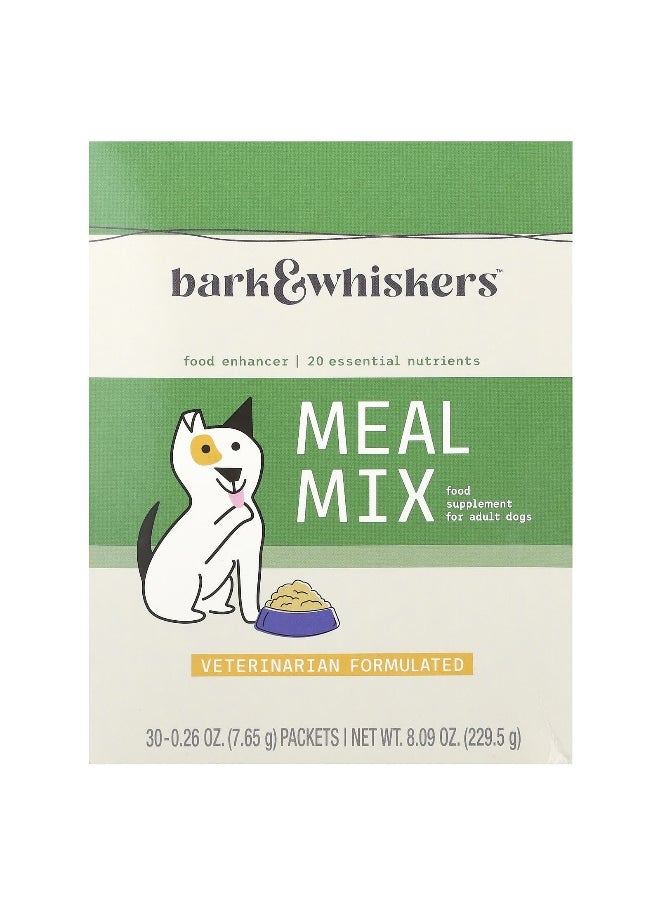 Dr. Mercola Dr. Mercola, Meal Mix, Food Supplement, For Adult Dogs, 30 Packets, 0.26 oz (7.65 g) Each  - Image 1