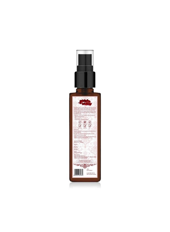 Herb Essential Hydrating Mist Steam Distilled Natural And Pure Rose Water - Facial Toner,100 ml - Image 2