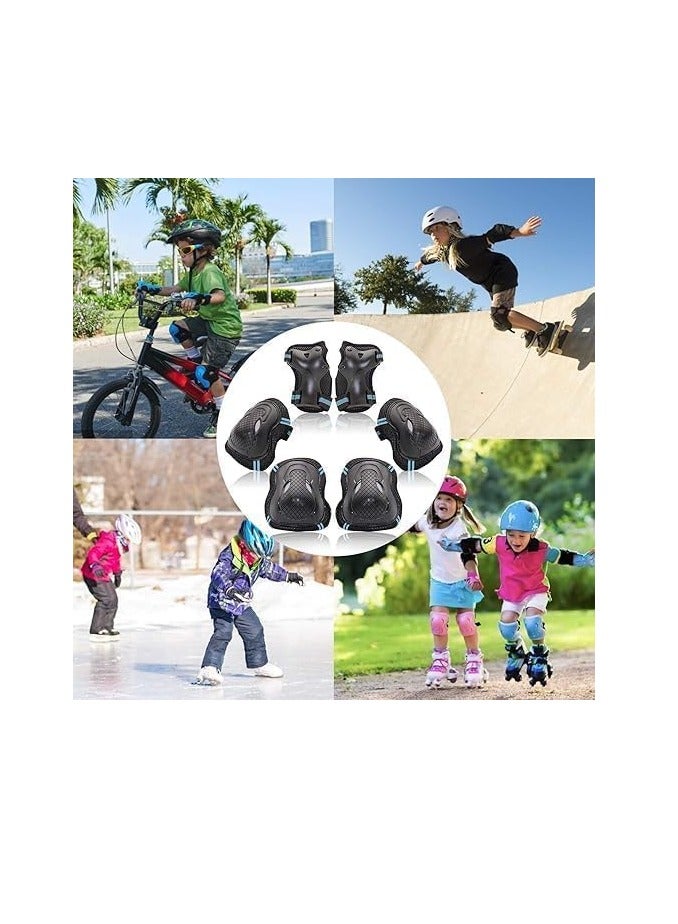 Protective Gear for Kids – Knee Pads, Elbow Pads, and Wrist Guards for Skating, Biking, Scooters, and Skateboarding. 6-Piece Safety Set / High Quality. - Image 3
