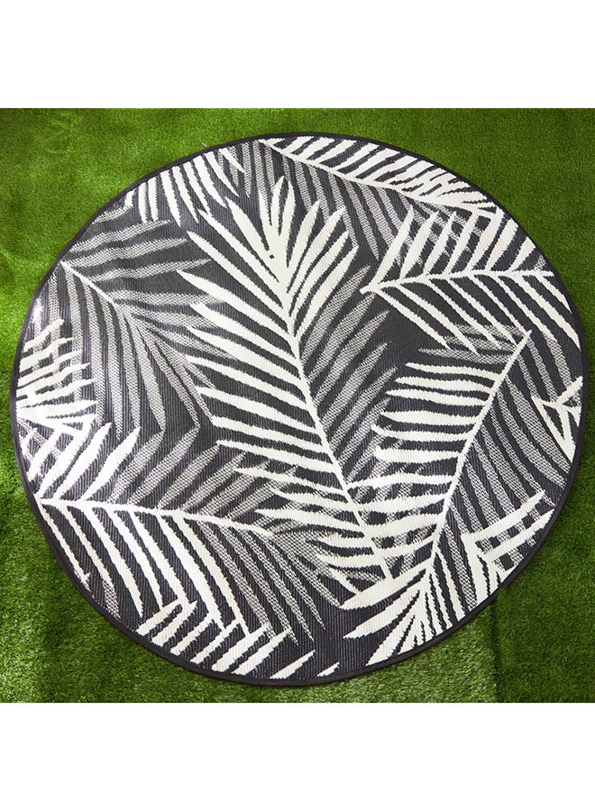 Home Box Arlo Ferns Print Round Outdoor Indoor Mat 180 x 180 cm - Image 1