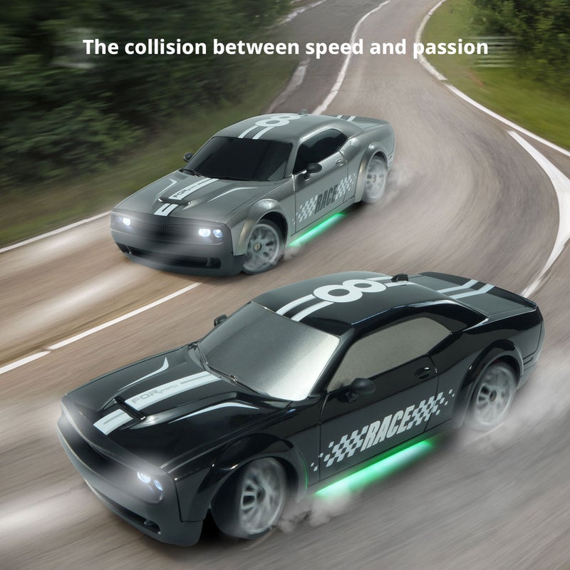 20RC Remote Control Drift RC Car 4WD with Lights Semi-Proportional Racing Car - Image 3