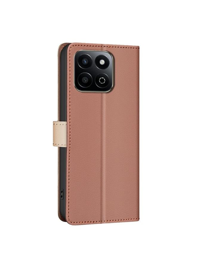 S-TOP Case For Honor 200 Smart / X7C Color Matching RFID Anti-theft Leather Phone Case - Image 3