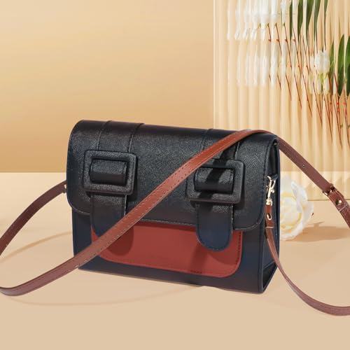 RAYNAG Leather Crossbody Strap Replacement, Adjustable Purse Strap, Handbag Shoulder Strap Replacement with Gold Hardware, Coffee - Image 2