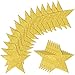 KEEPARTY 100 PCS Glitter Gold Five Star Cutouts Paper Stars Confetti Cutout Gold Star Cutouts for Bulletin Board Stars Accents Classroom Wall Party Decoration Supply - Image 3