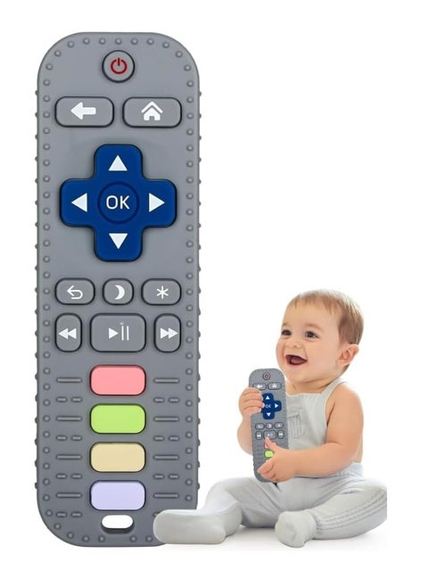 Tekme Remote Control Teether for 6-12 Months Babies, Helps Develop Bite Skills, Color and Shape Recognition, Teething Toys for Infants
