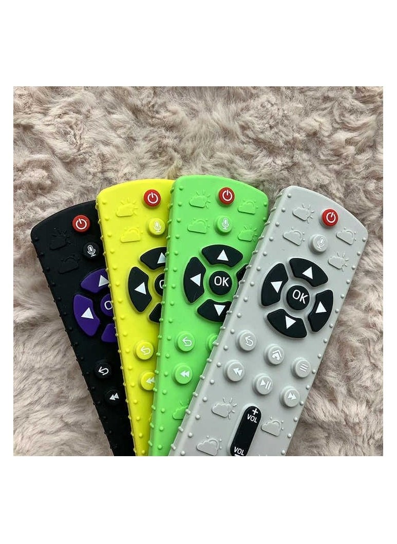 null - Tekme Remote Control Teether for 6-12 Months Babies, Helps Develop Bite Skills, Color and Shape Recognition, Teething Toys for Infants - Image 1
