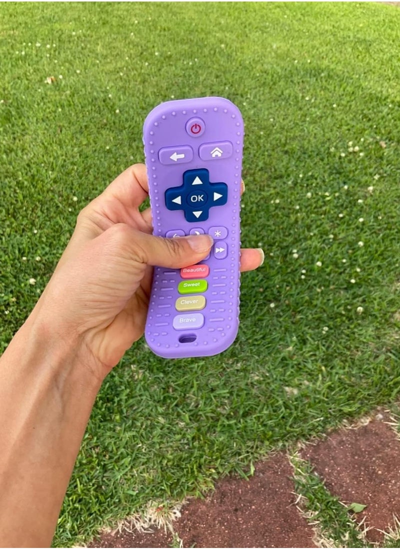 null - Tekme Remote Control Teether for 6-12 Months Babies, Helps Develop Bite Skills, Color and Shape Recognition, Teething Toys for Infants - Image 1