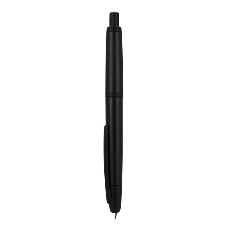 Goldleaf Jinhao 20 Press Retractable Fountain Pen – Fine Nib with Converter – Plastic Body & Metal Clip – Multiple Colors – Smooth Writing Daily Pen (No Ink Included) (Matt Black (Black Clip)) - Image 2