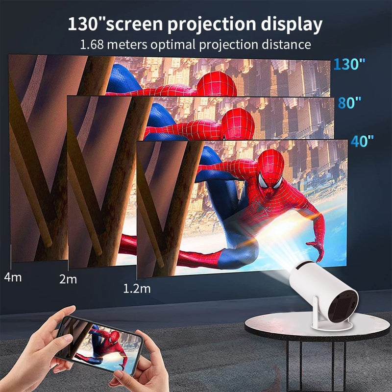 بروجيكتور HY300 بدقة 1080P محمول خارجي صغير - Image 3