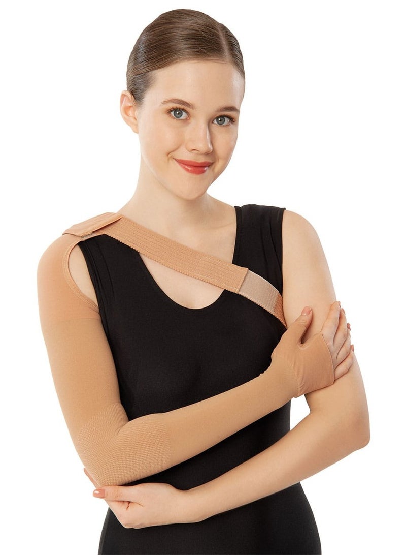 كم ذراع الوذمة اللمفية مع حزام دعم - Image 1