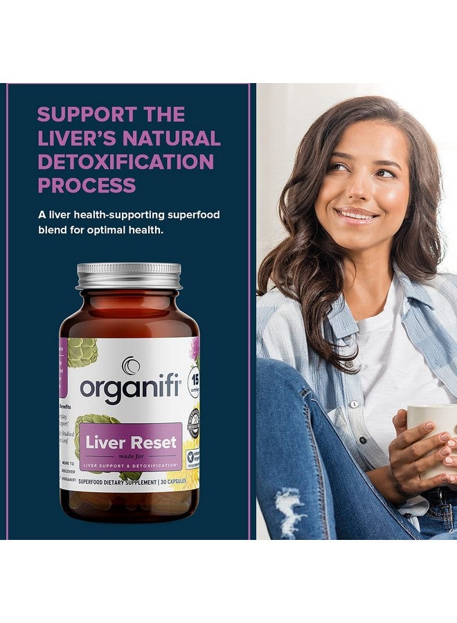 Organifi Organifi - Liver Reset - Liver Detox - Digestive and Immune Support - Promotes Cellular Energy Production, 30 Capsules - Image 3