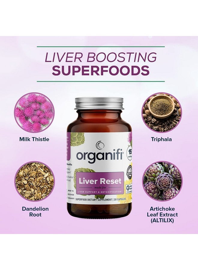 Organifi Organifi - Liver Reset - Liver Detox - Digestive and Immune Support - Promotes Cellular Energy Production, 30 Capsules - Image 5