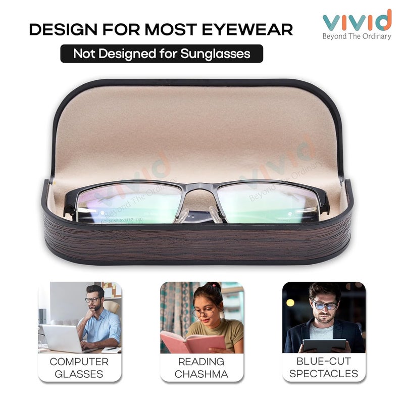 VIVID Vision Unisex Adult Lightweight Eyewear Specs Case Cover | Protect Eye Glasses | ABS | Plastic | Spectacles | Cases | Hinge-Spring - Image 4