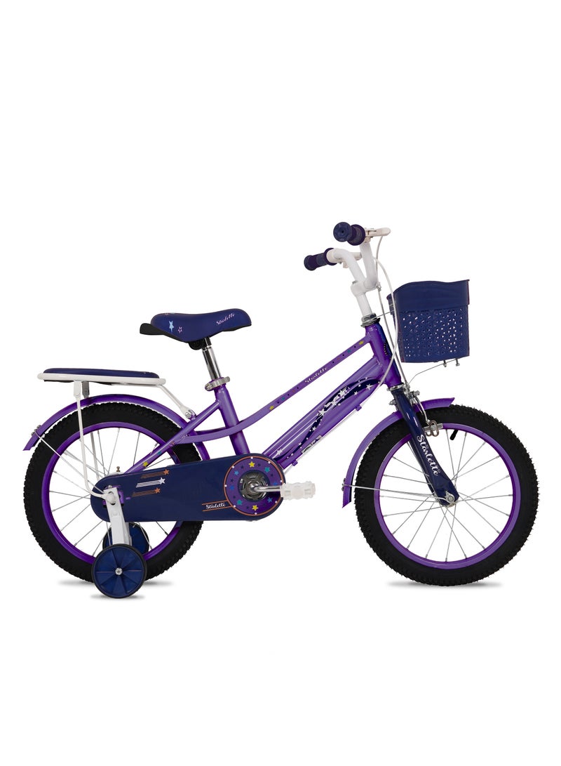 Vaux Starlette Road Bike || 16 Inch Wheel Size || For Kids || Adjustable Seat || Purple - Image 1