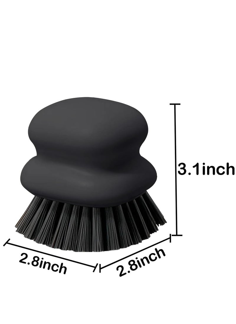 KASTWAVE Dish Brush with Handle, Kitchen Scrub Brushes for Cleaning, Dish Scrubber with Nylon bristles for Sink, Pots, Pans 1Pack  - Image 3